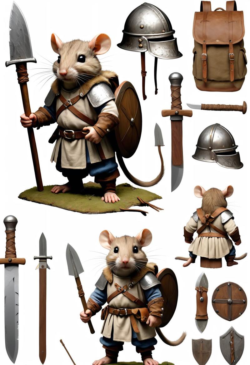 25552-4259364494-viking rodent, hero, small trip , medieval clothes, helmet, breast plate,  smart, old linen back pack, little knife, holding woo.jpg